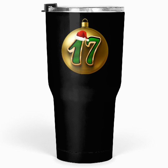 17 Years Young - Seventeen Christmas Balls Tumblers 30 Oz