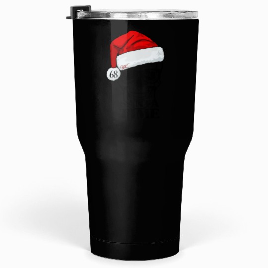 Santa time skull Tumblers 30 Oz