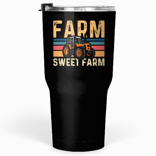 Harvester Farm Sweet Farm Farmer Combine Harvester Tumblers 30 Oz
