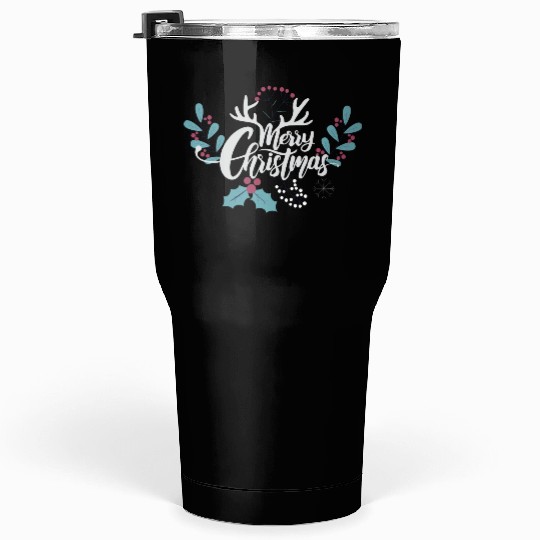 Merry Christmas Tumblers 30 Oz