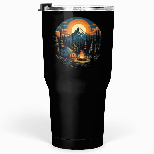 Forest nature trekking adventure Tumblers 30 Oz