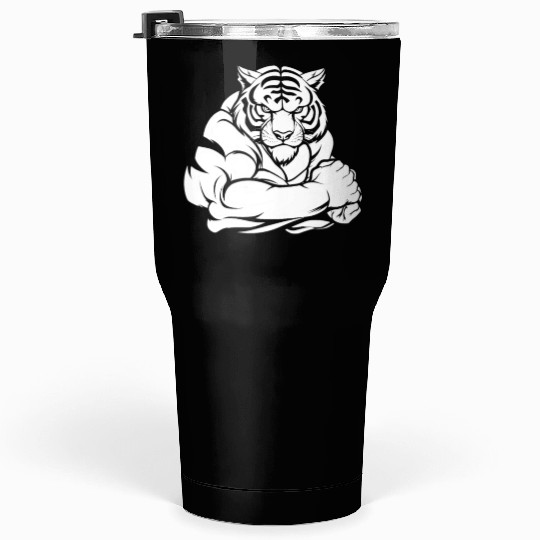 Workout Gym Tiger Tumblers 30 Oz