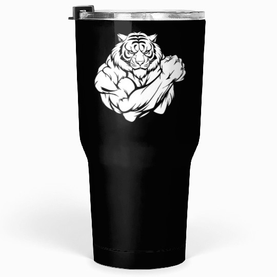 Workout Gym Tiger Tumblers 30 Oz
