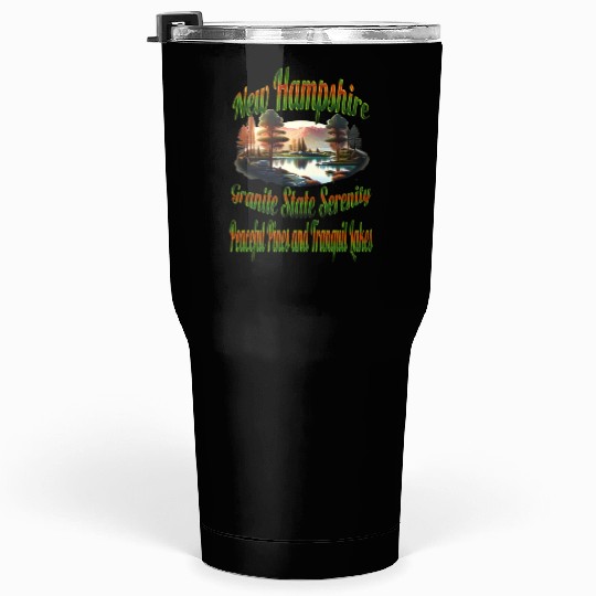New Hampshire Granite State Serenity Tumblers 30 Oz