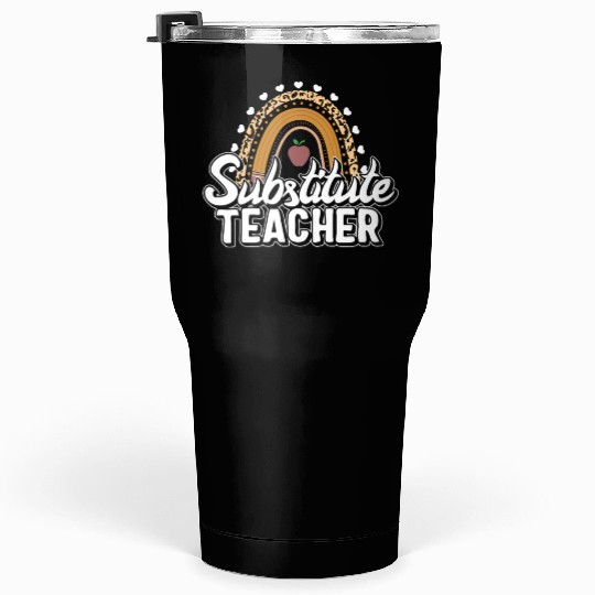 Teacher Tumblers 30 Oz, Substitute Teacher Tumblers 30 Oz, Teacher's