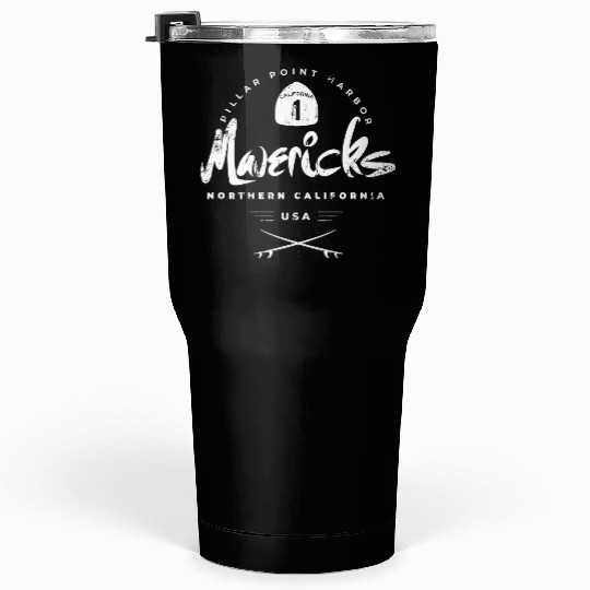 Mavericks Pillar Point California Tumblers 30 Oz
