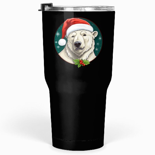 Polar bear Christmas Tumblers 30 Oz