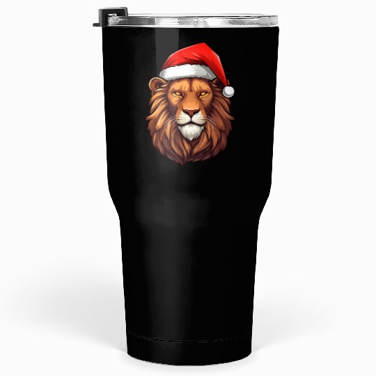 Lions Christmas Tumblers 30 Oz