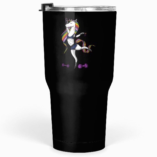 Unicorn Fitness Gym Workout Tumblers 30 Oz