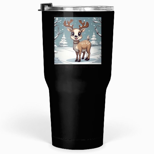 The best Time of the Year - Reindeer Tumblers 30 Oz