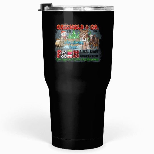 Griswold Go Christmas Tree Tumblers 30 Oz