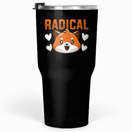 Radical Red Panda Tumblers 30 Oz