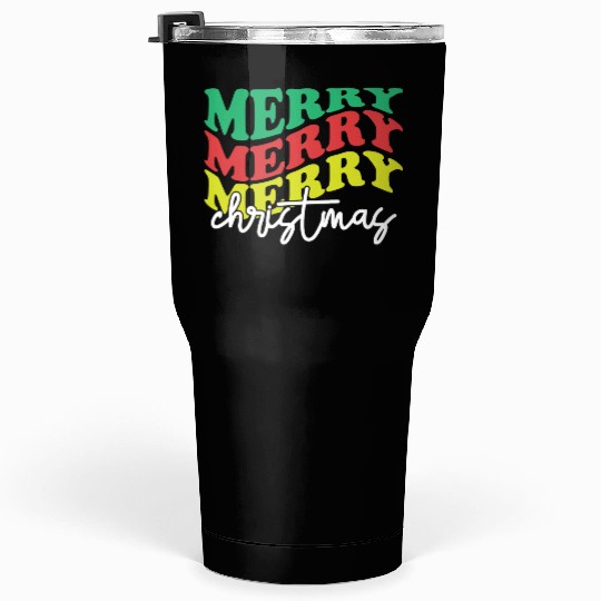 Merry merry merry Christmas, Xmas Design Tumblers 30 Oz