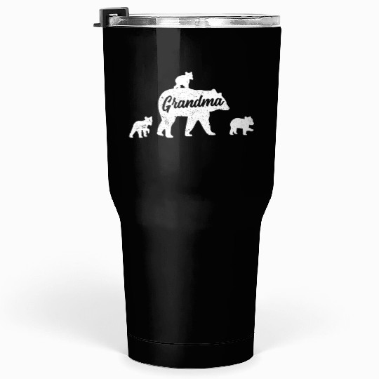 Grandma Bear 3 Cubs Mother'S Day Tumblers 30 Oz