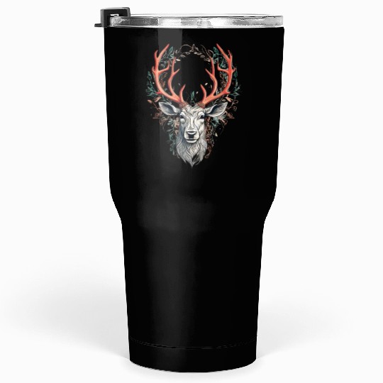 Silent Elegance Reindeer Tumblers 30 Oz