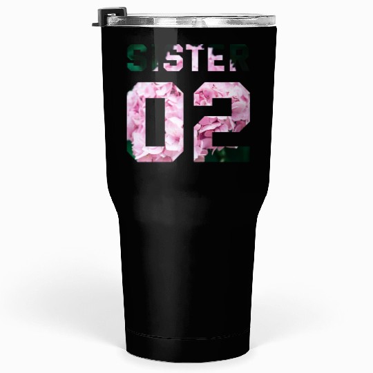 COUPLE FLOWER SISTER 02 Tumblers 30 Oz