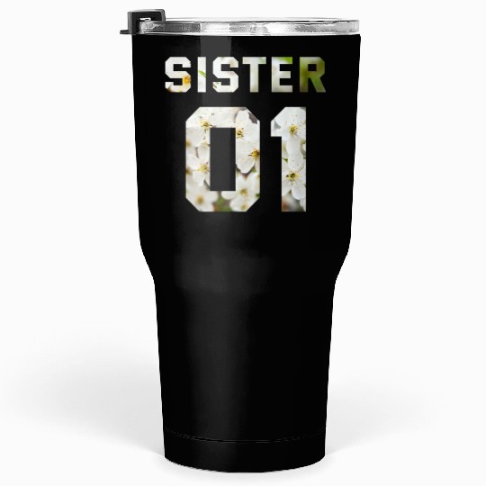 COUPLE FLOWER SISTER 01 Tumblers 30 Oz