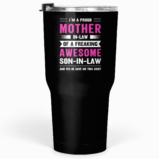 Mothers day mom son-in-law Tumblers 30 Oz