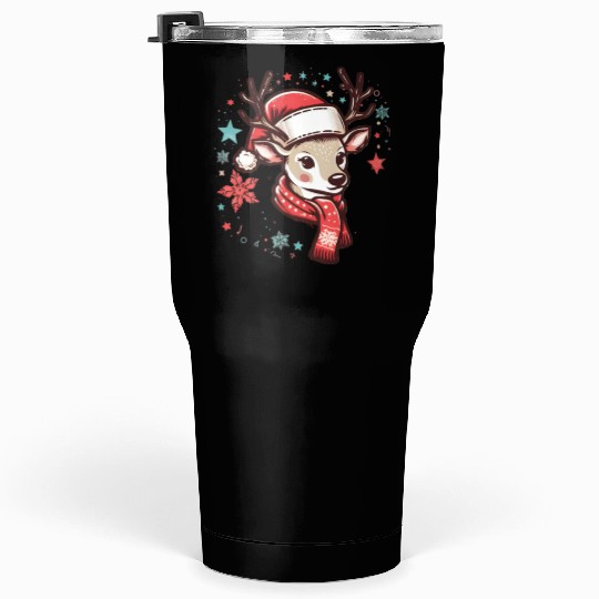 christmas Reindeer Tumblers 30 Oz