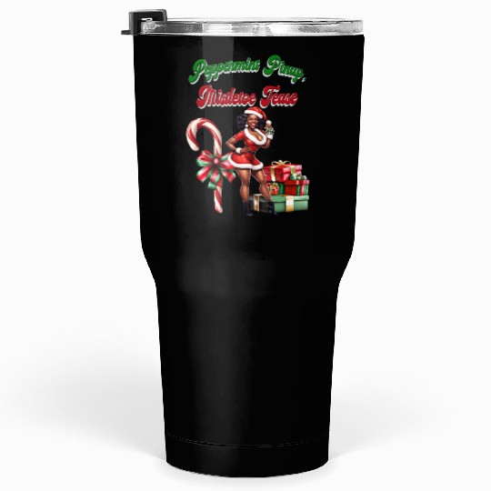 Peppermint Pinup, Mistletoe Tease Tumblers 30 Oz