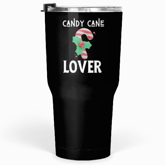 Candy Cane Lover Christmas Peppermint Candy Canes Tumblers 30 Oz