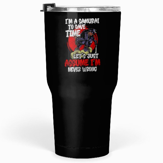 Fighter Martial Arts Fighter Katana Tumblers 30 Oz