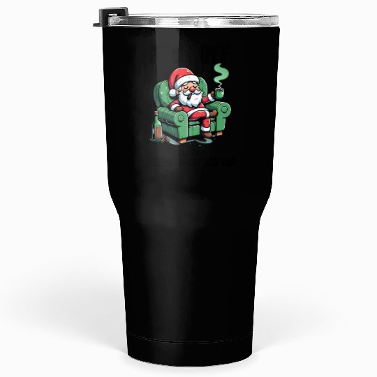 Funny Christmas F*ck Off Merry Christmas Tumblers 30 Oz