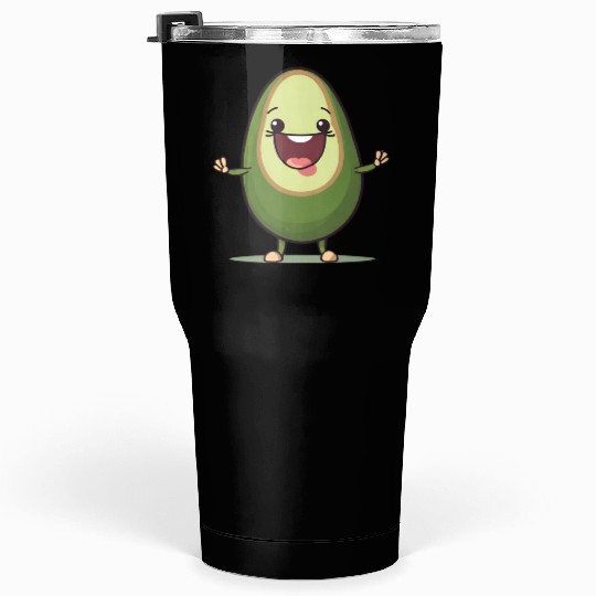 Happy Avocado Tumblers 30 Oz