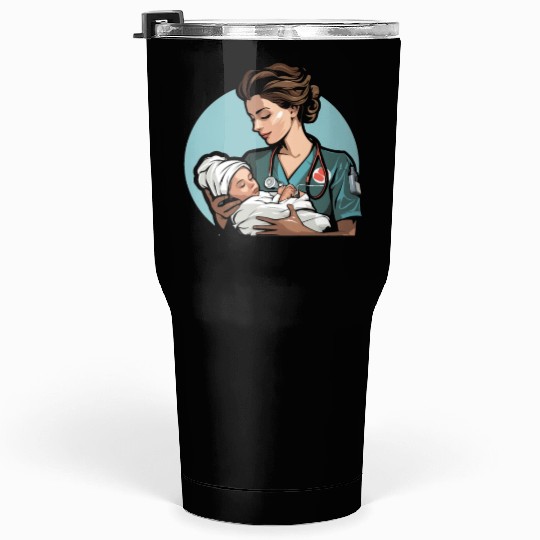 Registered Nurse Medical Medicine Neonatal Nurse Tumblers 30 Oz