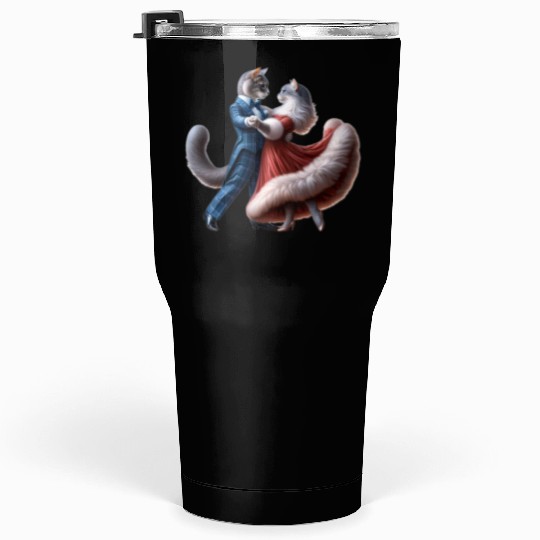 Twilight Dance of Cats Tumblers 30 Oz