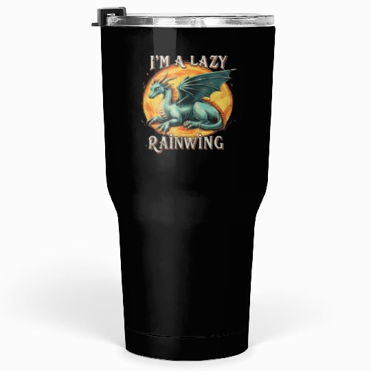 Chill Vibes Only: Lazy RainWing's Wings of Fire Tumblers 30 Oz