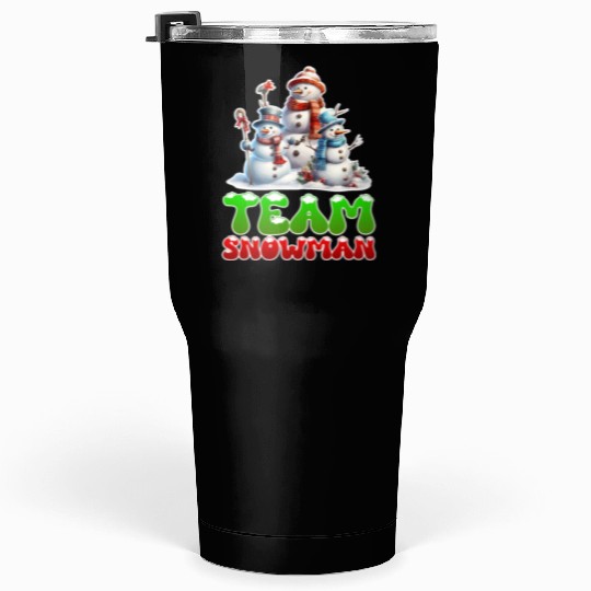 Snow Fever Team Snowman Snowmen Snow Tumblers 30 Oz