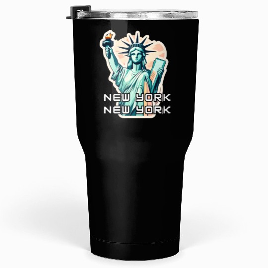 New York - Statue of Liberty Tumblers 30 Oz