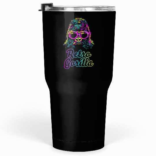 Retro Gorilla Tumblers 30 Oz