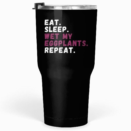 Eggplant Lover Healthy Cuisine Gardening Tumblers 30 Oz