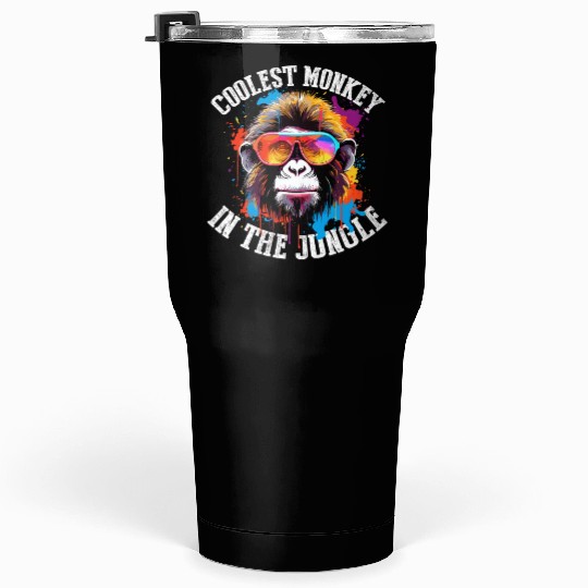 Coolest Monkey In The Jungle Tumblers 30 Oz