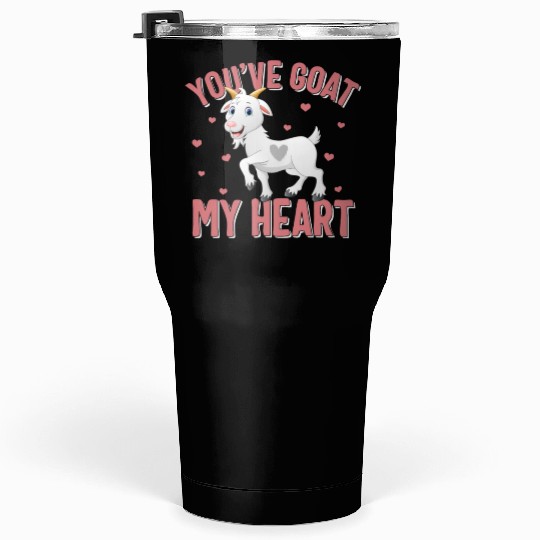 Valentines Day Tumblers 30 Oz, You've Goat My Heart Tumblers 30 Oz,