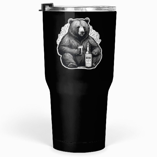 grizzly bear Tumblers 30 Oz