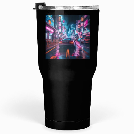 Vaporwave Tokyo Tumblers 30 Oz