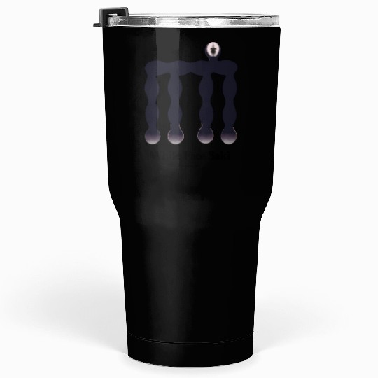 Bold monkey print "whiteface saki" Tumblers 30 Oz