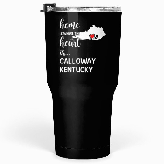 Calloway County Kentucky Is Where My Heart Is Gift Tumblers 30 Oz