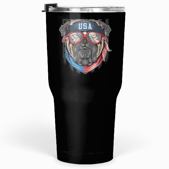 Patriotic Pooch - American Spirit Dog Tumblers 30 Oz