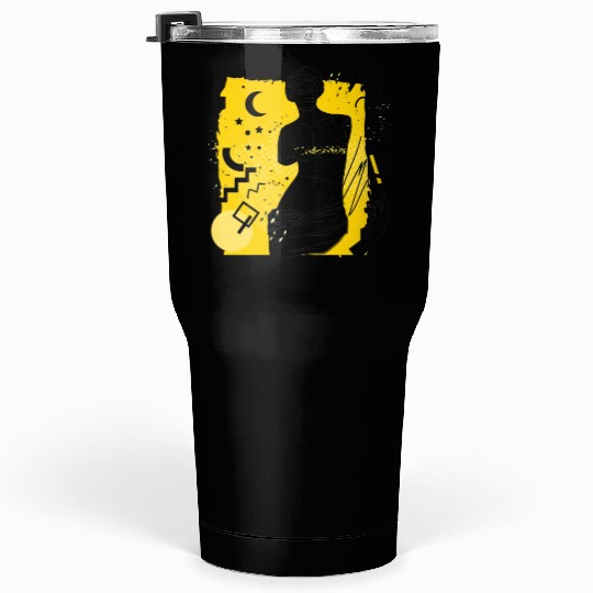 Ancient Greek Statue with Medical Mask T-S Tumblers 30 Oz