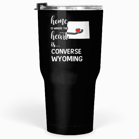 Converse County Wyoming Is Where My Heart IsGift Tumblers 30 Oz