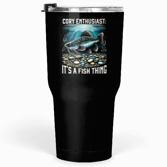 Corydoras Catfish Fish Lover Freshwater Aquarium Tumblers 30 Oz