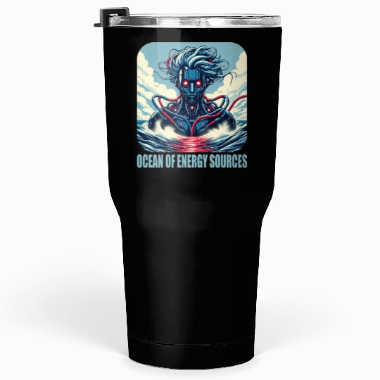 robot charging Tumblers 30 Oz