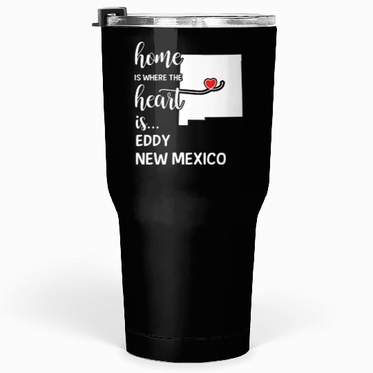 Eddy County New Mexico Is Where My Heart Is Gift Tumblers 30 Oz