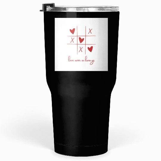 Beige Rouge Amour Saint Valentin Tumblers 30 Oz