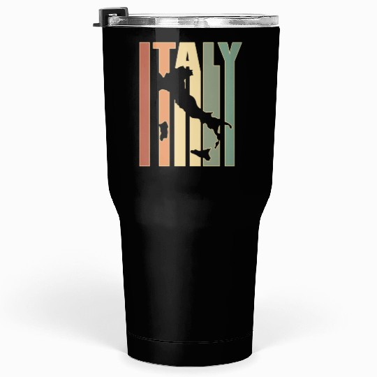Italy Vintage Card Gift For Italians Tumblers 30 Oz