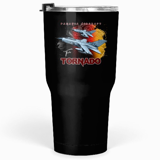 Panavia Tornado European Fighterjet Military Aircr Tumblers 30 Oz